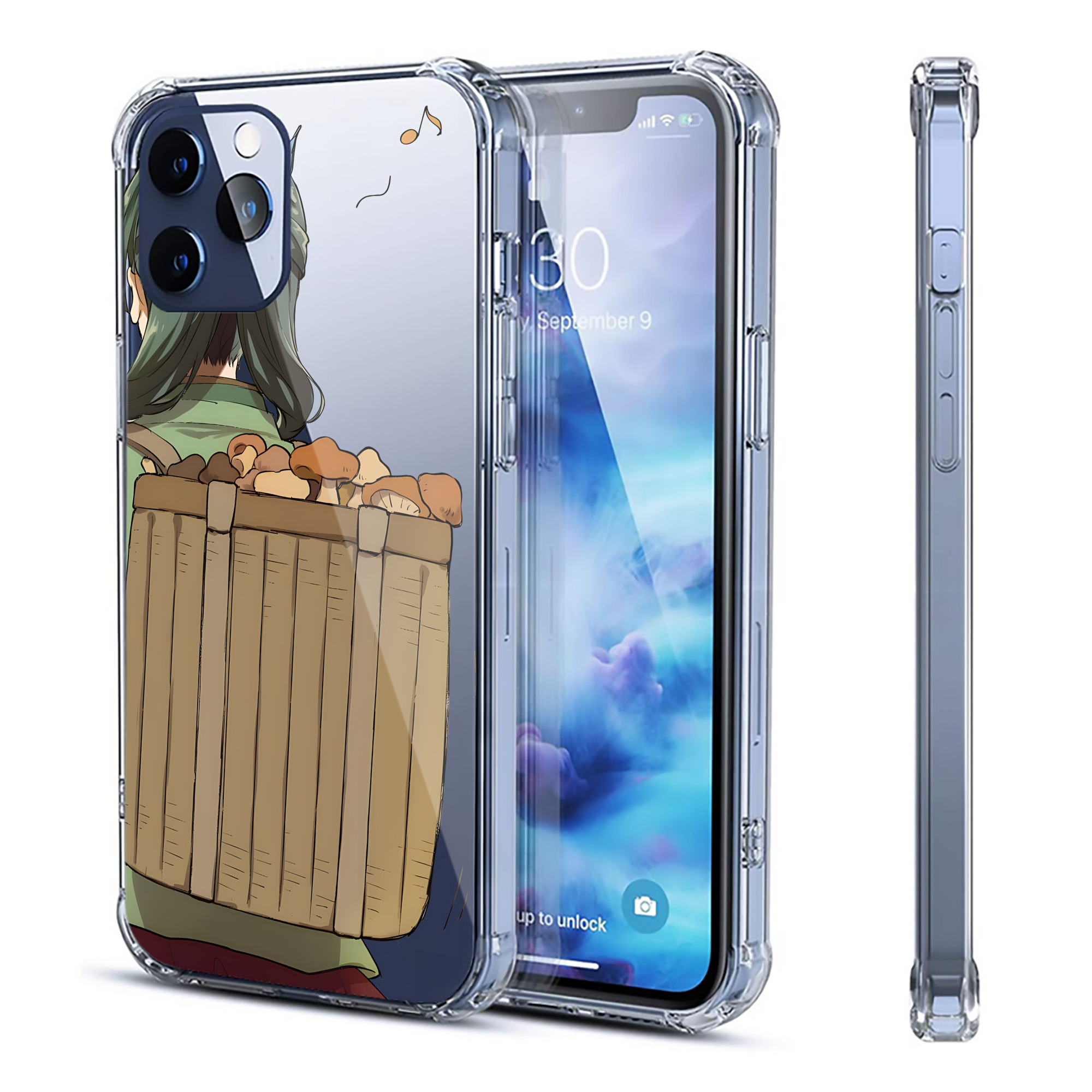 （画像用） 薬屋のひとりごと The Apothecary Diaries 【iPhone 12シリーズ対応】透明スマホケース（クリアソフトケース）